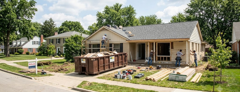 Real estate renovation project funded by Hard Money Lenders for Flipping Houses supporting fix and flip investment strategy.